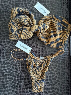 Montce | Tigre Micro Bikini Set XL top/L bottom